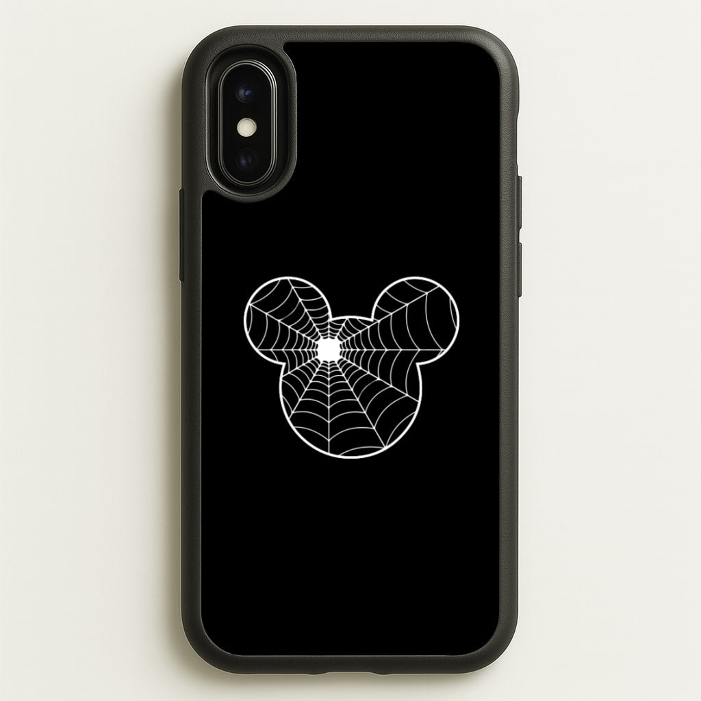 Fairytale Mouse Spider Web - Halloween  - Halloween Phone Case for iPhone X / XS