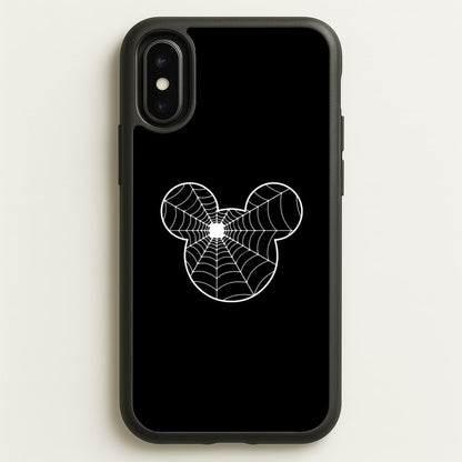 Fairytale Mouse Spider Web - Halloween  - Halloween Phone Case for iPhone X / XS