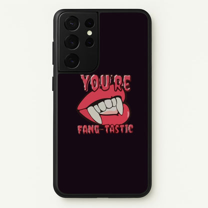 You're Fang-Tastic - Halloween  - Halloween Phone Case for Galaxy S21 Ultra