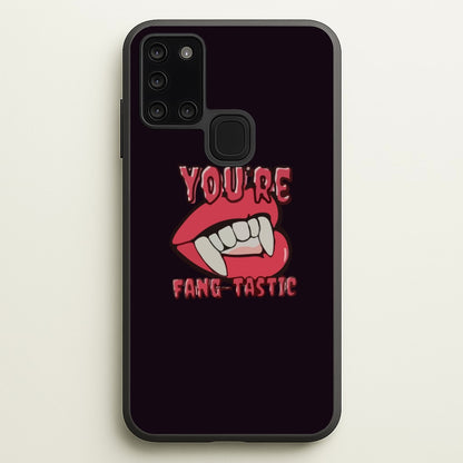 You're Fang-Tastic - Halloween  - Halloween Phone Case for Galaxy A21s