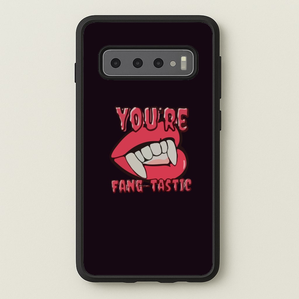 You're Fang-Tastic - Halloween  - Halloween Phone Case for Galaxy S10 Plus