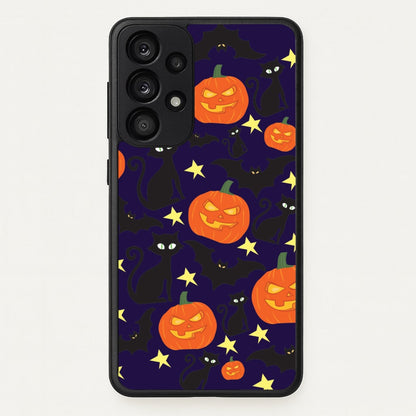 Pumpkin And Cats - Halloween  - Halloween Phone Case for Galaxy A53