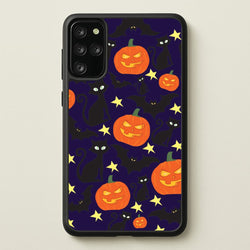 Pumpkin And Cats - Halloween  - Halloween Phone Case for Galaxy S20 Plus