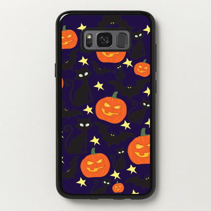 Pumpkin And Cats - Halloween  - Halloween Phone Case for Galaxy S8 Plus