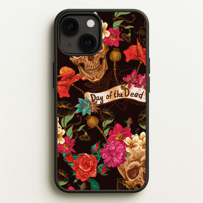 Day Of The Dead - Halloween  - Halloween Phone Case for iPhone 13 Mini