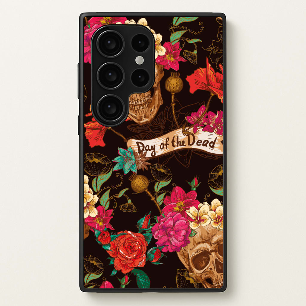 Day Of The Dead - Halloween  - Halloween Phone Case for Galaxy S24 Ultra
