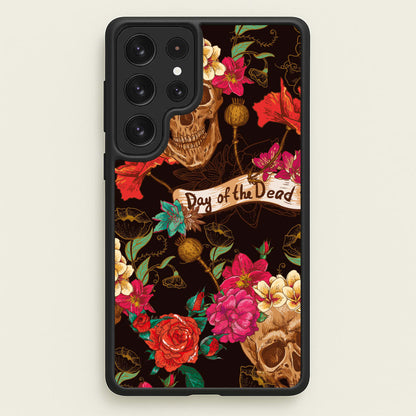 Day Of The Dead - Halloween  - Halloween Phone Case for Galaxy S22 Ultra