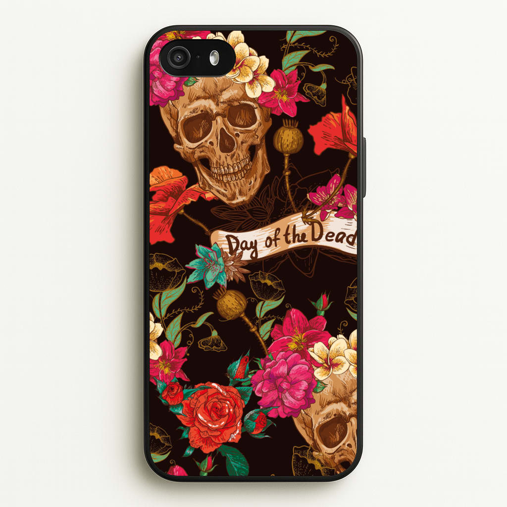 Day Of The Dead - Halloween  - Halloween Phone Case for iPhone 5 / 5s / SE 2016