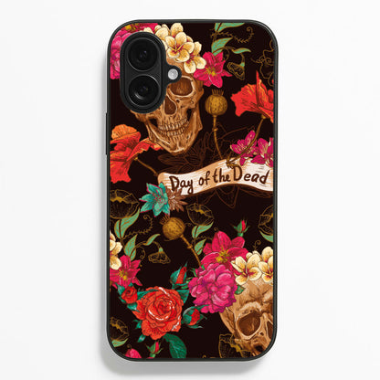 Day Of The Dead - Halloween  - Halloween Phone Case for iPhone 16 Plus