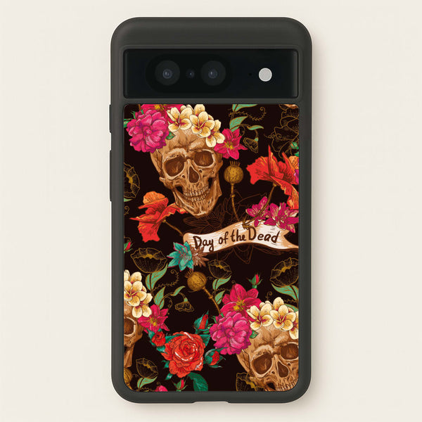 Day Of The Dead - Halloween  - Halloween Phone Case for Google Pixel 8