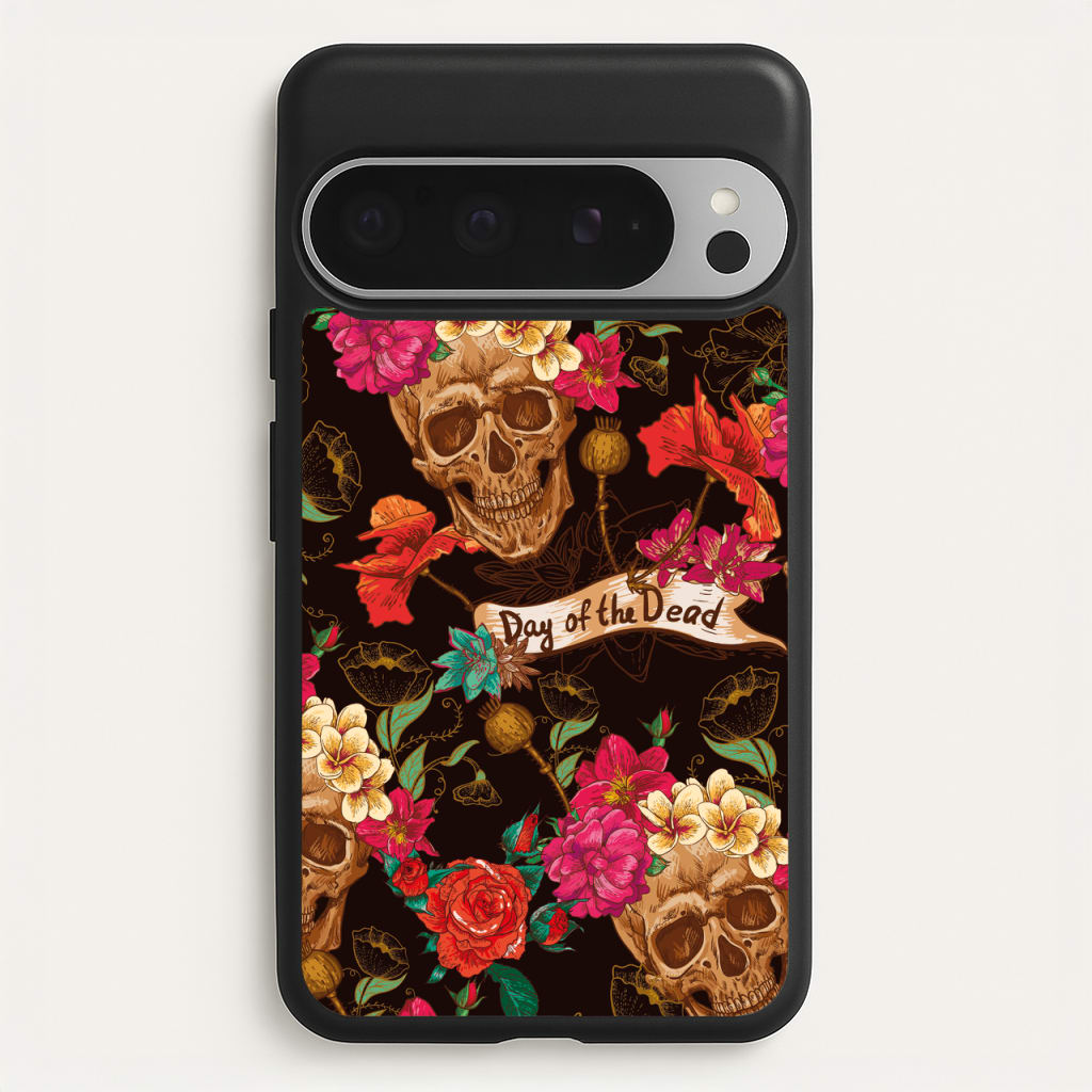 Day Of The Dead - Halloween  - Halloween Phone Case for Google Pixel 9 Pro XL