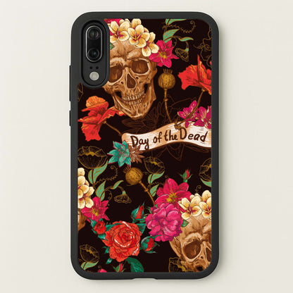 Day Of The Dead - Halloween  - Halloween Phone Case for Huawei P20