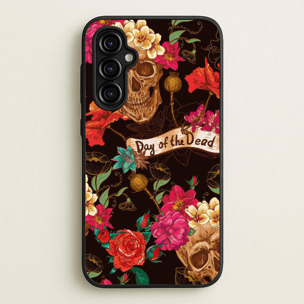 Day Of The Dead - Halloween  - Halloween Phone Case for Galaxy A54