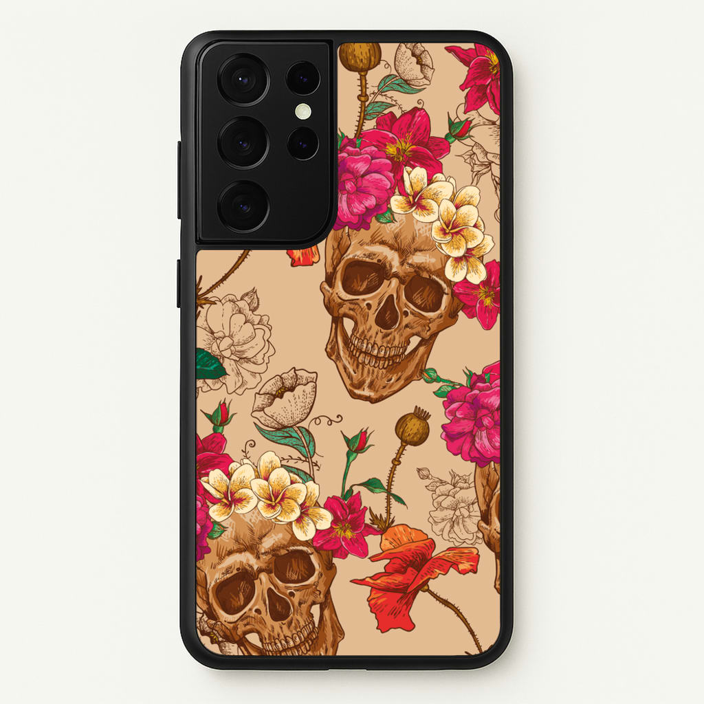Calavera - Halloween  - Halloween Phone Case for Galaxy S21 Ultra