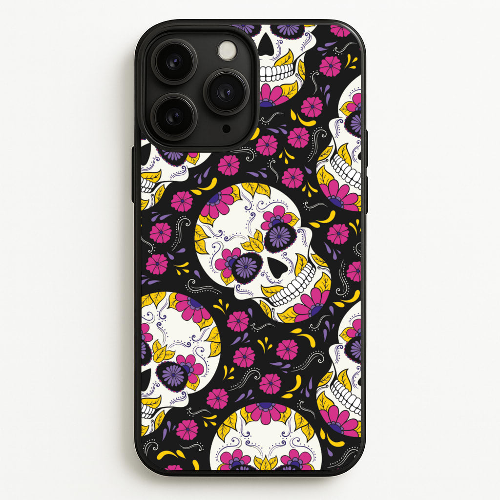 Calavera Pattern - Halloween  - Halloween Phone Case for iPhone 11 Pro Max