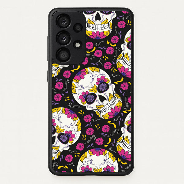 Calavera Pattern - Halloween  - Halloween Phone Case for Galaxy A33