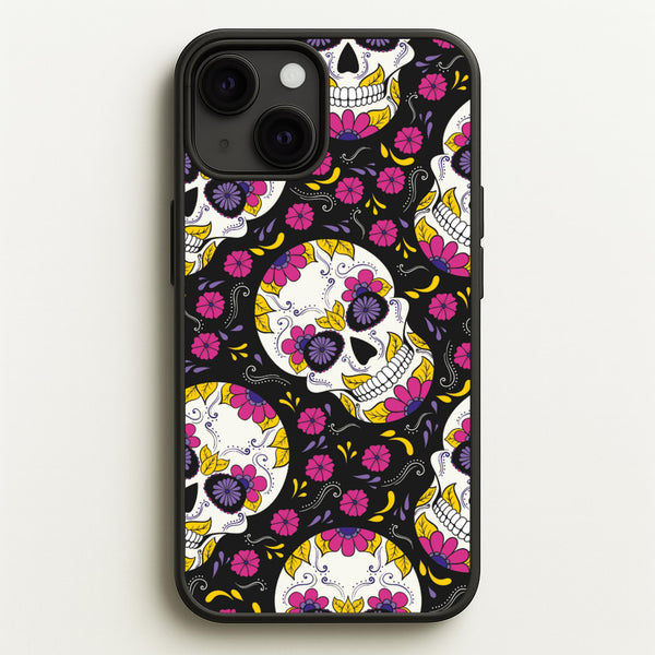 Calavera Pattern - Halloween  - Halloween Phone Case for iPhone 13