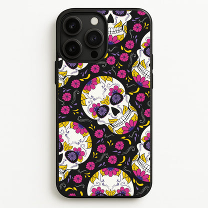 Calavera Pattern - Halloween  - Halloween Phone Case for iPhone 13 Pro Max