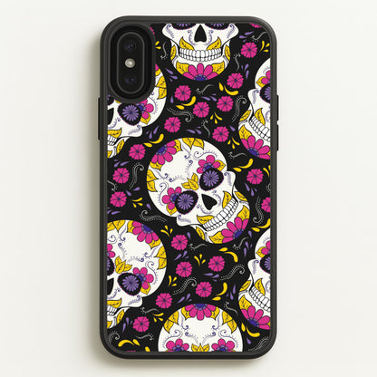 Calavera Pattern - Halloween  - Halloween Phone Case for iPhone XS Max