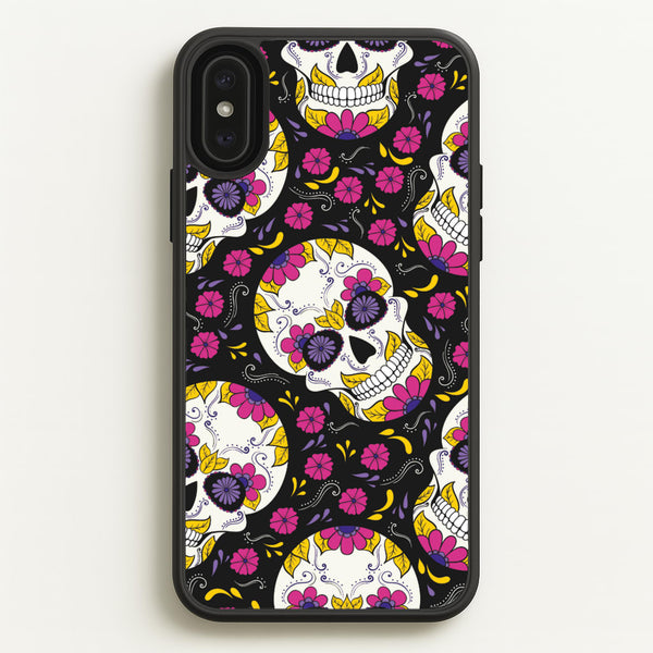 Calavera Pattern - Halloween  - Halloween Phone Case for iPhone XS Max