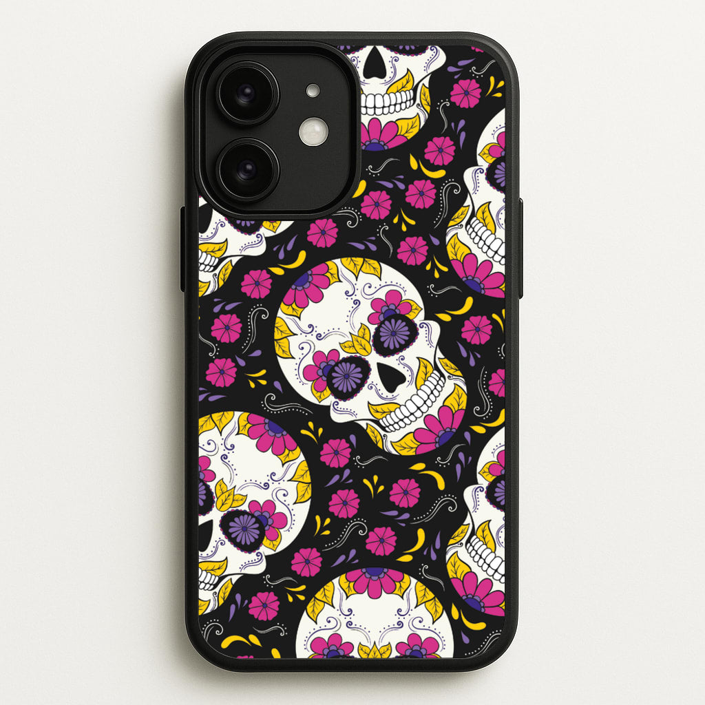 Calavera Pattern - Halloween  - Halloween Phone Case for iPhone 11