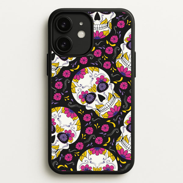 Calavera Pattern - Halloween  - Halloween Phone Case for iPhone 11