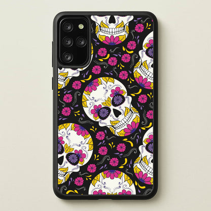 Calavera Pattern - Halloween  - Halloween Phone Case for Galaxy S20 Plus
