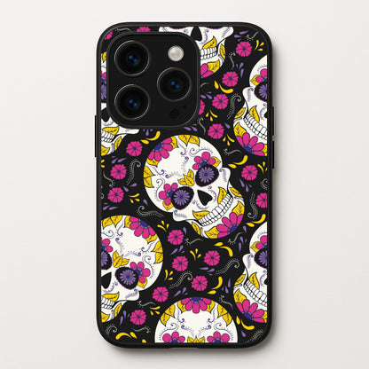 Calavera Pattern - Halloween  - Halloween Phone Case for iPhone 15 Pro