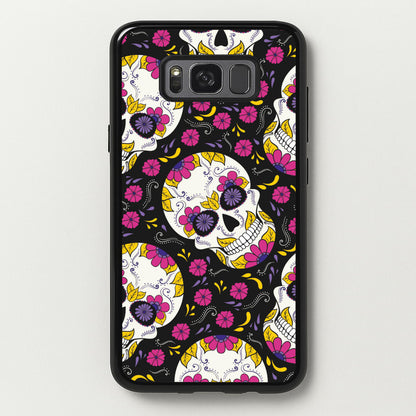 Calavera Pattern - Halloween  - Halloween Phone Case for Galaxy S8