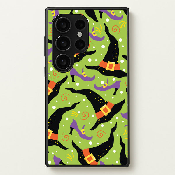 Witch's Attire Pattern - Halloween  - Halloween Phone Case for Galaxy S24 Ultra