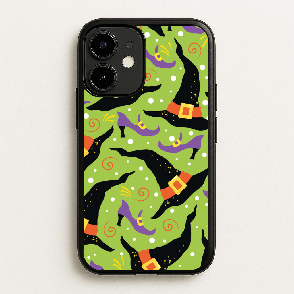 Witch's Attire Pattern - Halloween  - Halloween Phone Case for iPhone 12 / 12 Pro