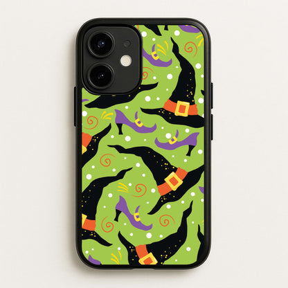 Witch's Attire Pattern - Halloween  - Halloween Phone Case for iPhone 12 / 12 Pro