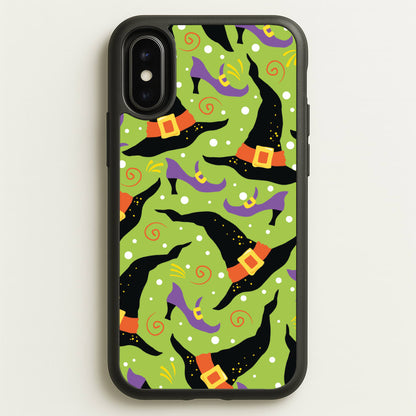 Witch's Attire Pattern - Halloween  - Halloween Phone Case for iPhone X / XS