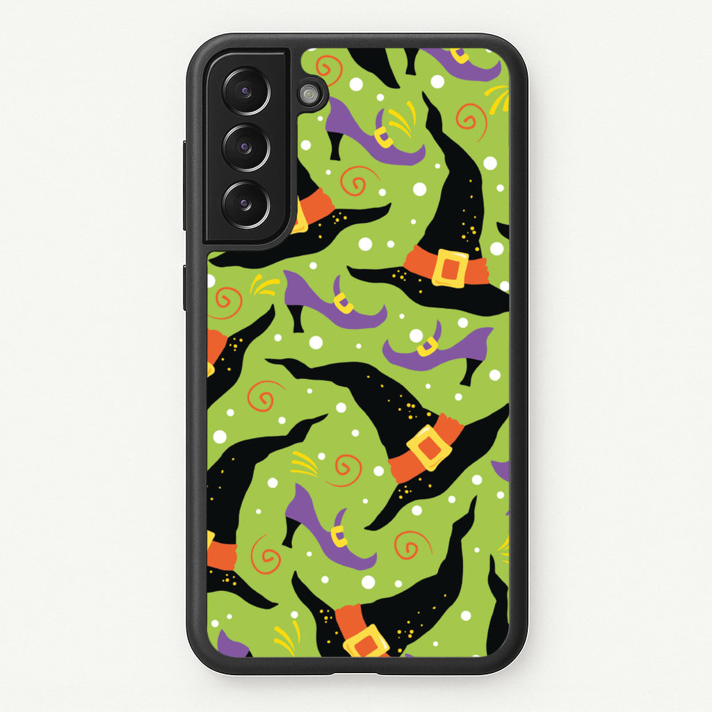 Witch's Attire Pattern - Halloween  - Halloween Phone Case for Galaxy S22 Plus