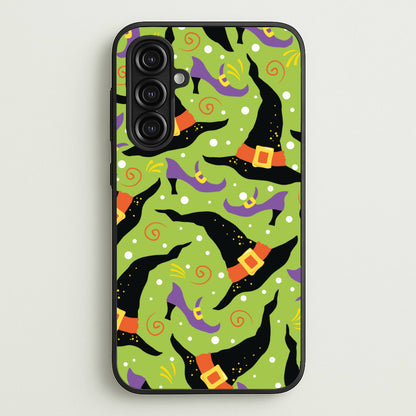 Witch's Attire Pattern - Halloween  - Halloween Phone Case for Galaxy A16