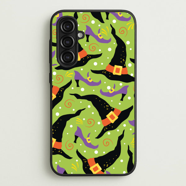 Witch's Attire Pattern - Halloween  - Halloween Phone Case for Galaxy A16