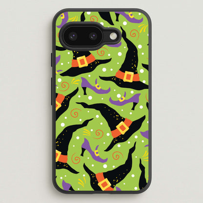 Witch's Attire Pattern - Halloween  - Halloween Phone Case for Google Pixel 9a