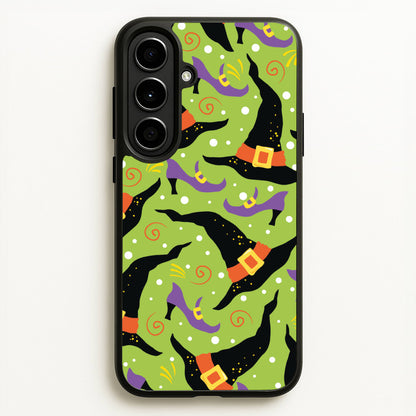 Witch's Attire Pattern - Halloween  - Halloween Phone Case for Galaxy A56