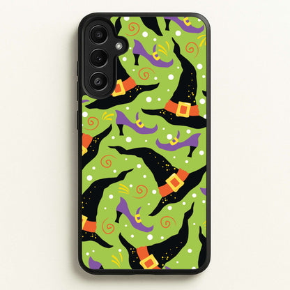 Witch's Attire Pattern - Halloween  - Halloween Phone Case for Galaxy A36