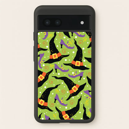 Witch's Attire Pattern - Halloween  - Halloween Phone Case for Google Pixel 6a