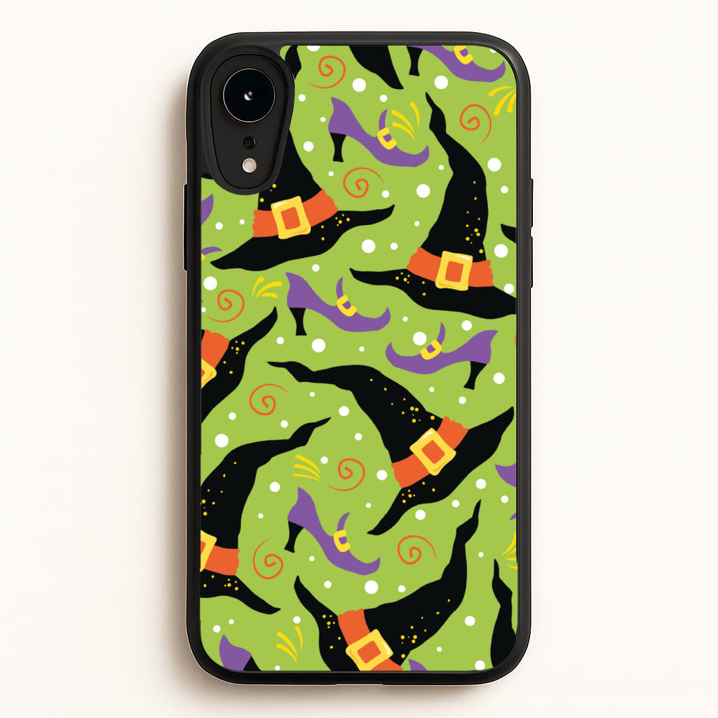 Witch's Attire Pattern - Halloween  - Halloween Phone Case for iPhone XR