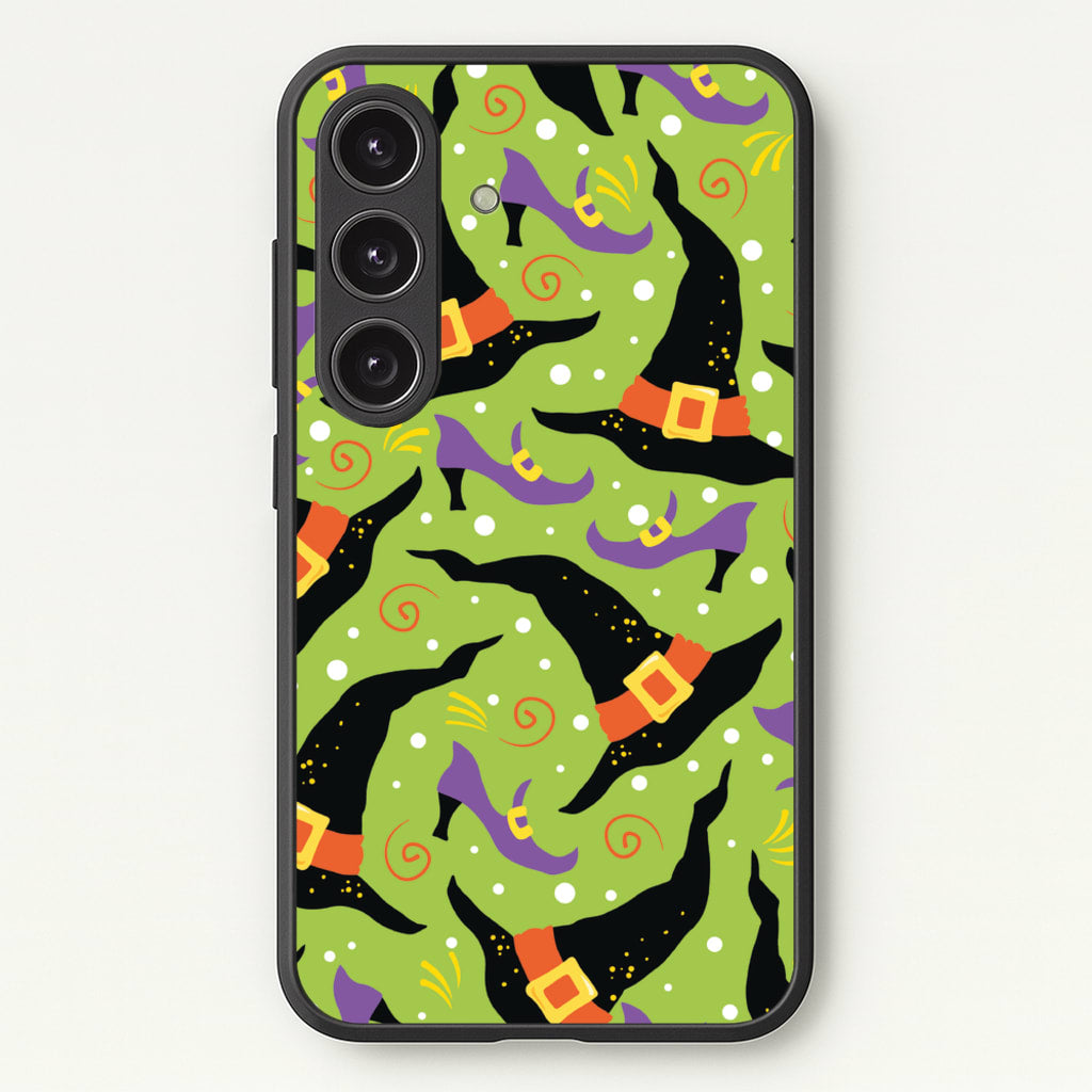 Witch's Attire Pattern - Halloween  - Halloween Phone Case for Galaxy S24