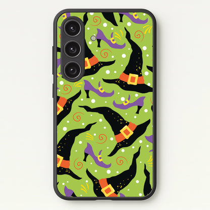 Witch's Attire Pattern - Halloween  - Halloween Phone Case for Galaxy S24 Plus