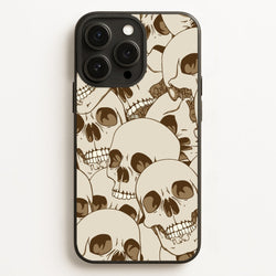 Skull Pattern - Halloween  - Halloween Phone Case for iPhone 16 Pro Max