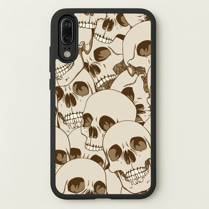 Skull Pattern - Halloween  - Halloween Phone Case for Huawei P20