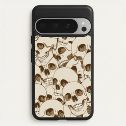Skull Pattern - Halloween  - Halloween Phone Case for Google Pixel 9 Pro XL