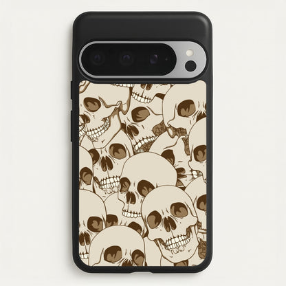 Skull Pattern - Halloween  - Halloween Phone Case for Google Pixel 9 Pro XL