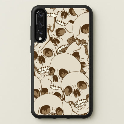 Skull Pattern - Halloween  - Halloween Phone Case for Huawei P20 Pro