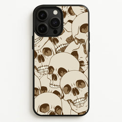 Skull Pattern - Halloween  - Halloween Phone Case for iPhone 13 Pro Max
