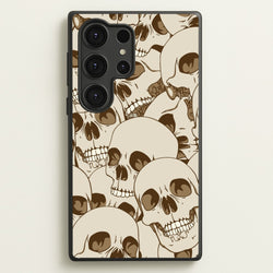 Skull Pattern - Halloween  - Halloween Phone Case for Galaxy S25 Ultra